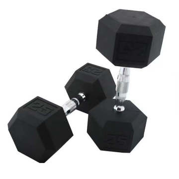 Equipamento de fitness hexaducle de borracha de borracha